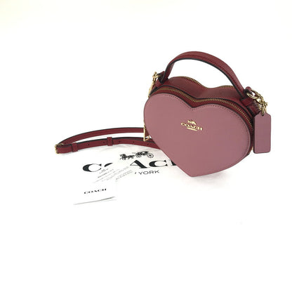 【中古品】【レディース】 COACH コーチ HEART CROSSBODY BAG K2181-C6952 ハート クロスボディバッグ ショルダーバッグ カバン 180-250807-na-08-tag カラー：ピンク 万代Net店