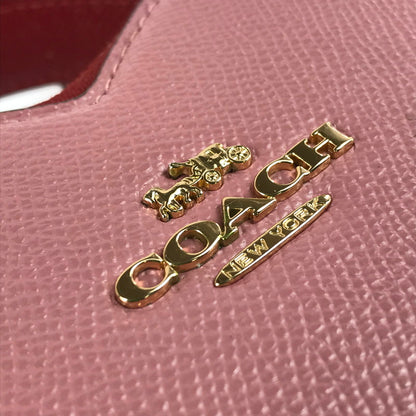 【中古品】【レディース】 COACH コーチ HEART CROSSBODY BAG K2181-C6952 ハート クロスボディバッグ ショルダーバッグ カバン 180-250807-na-08-tag カラー：ピンク 万代Net店