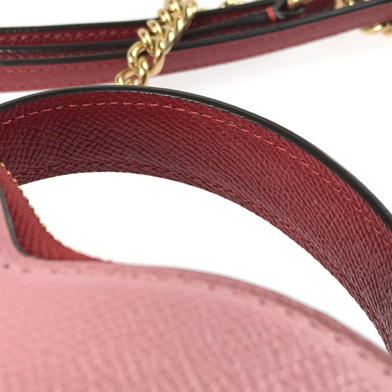 【中古品】【レディース】 COACH コーチ HEART CROSSBODY BAG K2181-C6952 ハート クロスボディバッグ ショルダーバッグ カバン 180-250807-na-08-tag カラー：ピンク 万代Net店