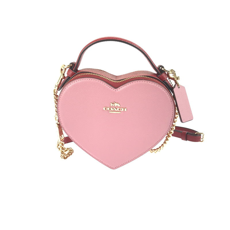 【中古品】【レディース】 COACH コーチ HEART CROSSBODY BAG K2181-C6952 ハート クロスボディバッグ ショルダーバッグ カバン 180-250807-na-08-tag カラー：ピンク 万代Net店