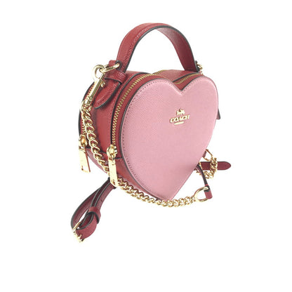 【中古品】【レディース】 COACH コーチ HEART CROSSBODY BAG K2181-C6952 ハート クロスボディバッグ ショルダーバッグ カバン 180-250807-na-08-tag カラー：ピンク 万代Net店