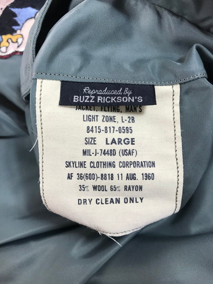 【現状渡し品】【メンズ】 Buzz Rickson's バズリクソンズ L-2B FLIGHT JACKET M13739 フライトジャケット アウター 145-250727-rt-05-tag サイズ：L カラー：カーキ 万代Net店