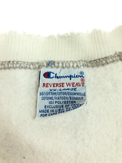 【現状渡し品】【メンズ】 Champion チャンピオン 90’S REVERSE WEAVE CREW NECK SWEATSHIRT 90年代 リバースウィーブ クルーネック スウェットシャツ トレーナー USA製 146-250726-na-04-tag サイズ：XXL カラー：ホワイト 万代Net店