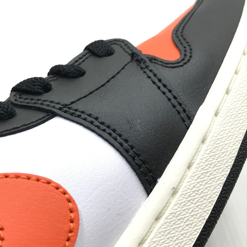 【中古美品】【メンズ】 NIKE ナイキ AIR JORDAN 1 LOW SHATTERED BACKBOARD 553558-081 ナイキ エアジョーダン1 ロー シャッタード バックボード スニーカー 靴 160-250728-rt-01-tag サイズ：28cm US 10 カラー：ブラック/スターフィッシュ 万代Net店