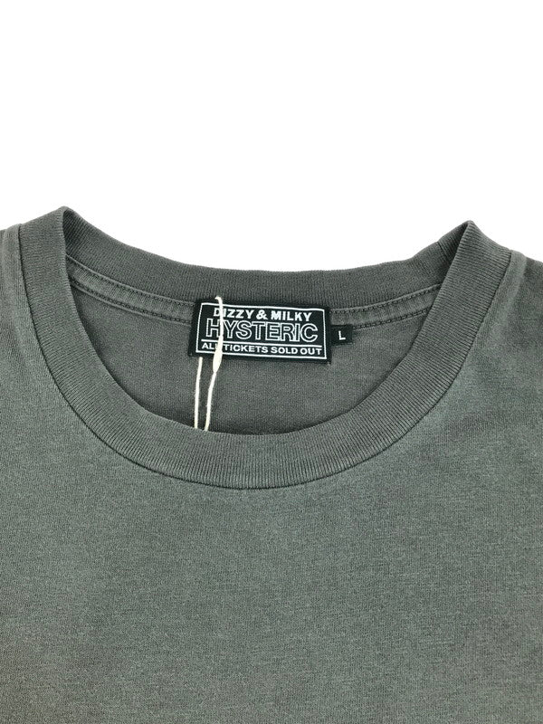 【中古美品】【メンズ】 HYSTERIC GLAMOUR ヒステリックグラマー WHISKEY WOMAN T-SHIRT 02251CT25 ウイスキー ウーマン Tシャツ 半袖Tシャツ 140-250803-na-24-tag サイズ：L カラー：ブラック 万代Net店
