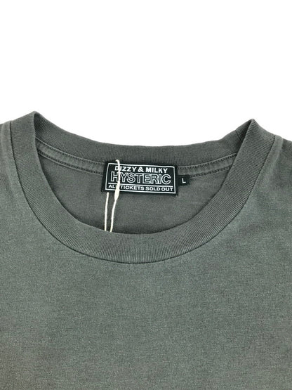 【中古美品】【メンズ】 HYSTERIC GLAMOUR ヒステリックグラマー WHISKEY WOMAN T-SHIRT 02251CT25 ウイスキー ウーマン Tシャツ 半袖Tシャツ 140-250803-na-24-tag サイズ：L カラー：ブラック 万代Net店