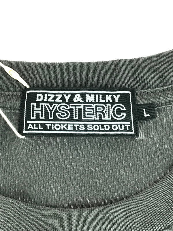 【中古美品】【メンズ】 HYSTERIC GLAMOUR ヒステリックグラマー WHISKEY WOMAN T-SHIRT 02251CT25 ウイスキー ウーマン Tシャツ 半袖Tシャツ 140-250803-na-24-tag サイズ：L カラー：ブラック 万代Net店