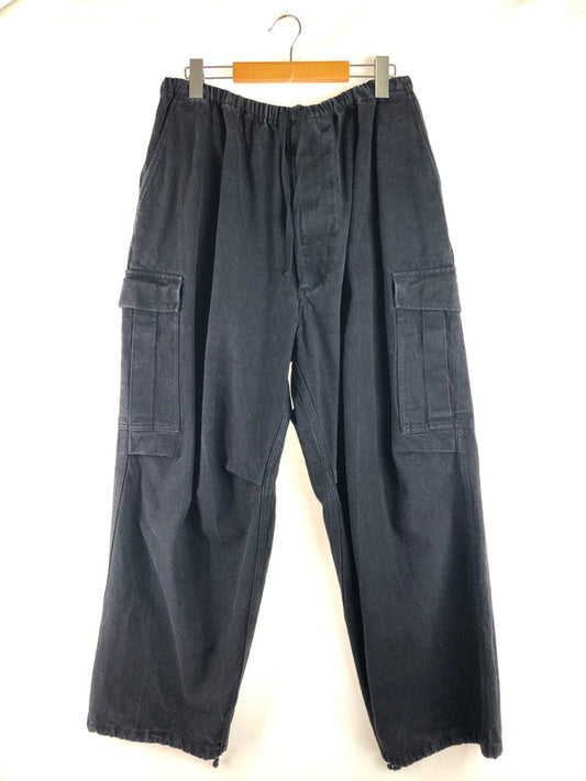 【中古品】【メンズ】 COMOLI コモリ ブラックドリル6Pパンツ B01-03014 ボトムス 151-250803-na-02-tag サイズ：3 カラー：ブラック 万代Net店