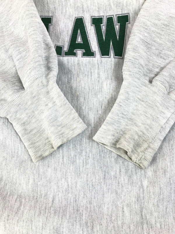 【現状渡し品】【メンズ】 Champion チャンピオン 90’s REVERSE WEAVE UNIVERSITY OF DENVERLAW SWEAT 90年代 リバースウィーブ フロントプリント スウェット 146-250727-rt-16-tag サイズ：XXL カラー：グレー 万代Net店