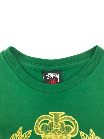 【現状渡し品】【メンズ】 STUSSY ステューシー GEAR CROWN S/S TEE ギア クラウン ショートスリーブ Tシャツ 半袖Tシャツ トップス 142-250727-rt-12-tag サイズ：M カラー：グリーン 万代Net店