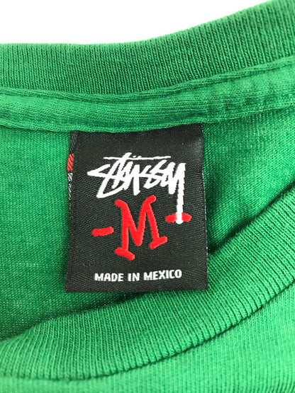 【現状渡し品】【メンズ】 STUSSY ステューシー GEAR CROWN S/S TEE ギア クラウン ショートスリーブ Tシャツ 半袖Tシャツ トップス 142-250727-rt-12-tag サイズ：M カラー：グリーン 万代Net店
