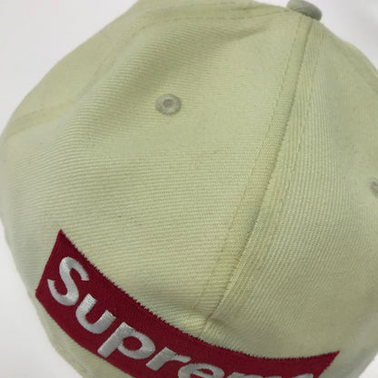 【中古品】【メンズ】 SUPREME シュプリーム REVERSE BOX LOGO NEW ERA リバース ロゴ ニューエラ 帽子 185-260716-rt-09-tagh サイズ：7.625 カラー：ホワイト 万代Net店