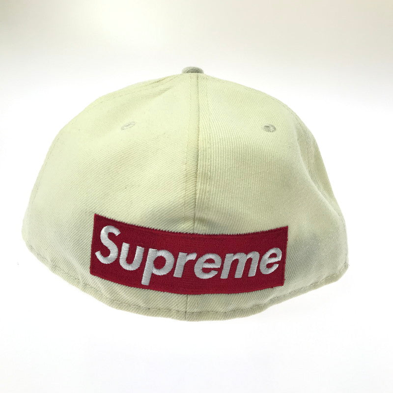 【中古品】【メンズ】 SUPREME シュプリーム REVERSE BOX LOGO NEW ERA リバース ロゴ ニューエラ 帽子 185-260716-rt-09-tagh サイズ：7.625 カラー：ホワイト 万代Net店