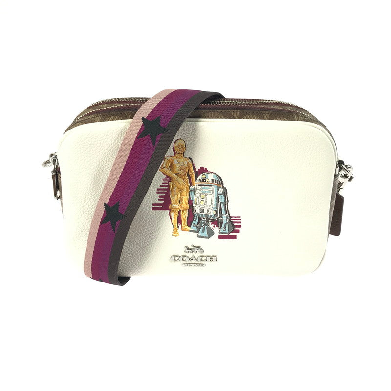 【中古品】【レディース】 COACH コーチ STAR WARS スターウォーズ F88008 ぺプルレザー コーティング キャンバス バッグ ショルダーバッグ カバン 180-250807-na-10-tag カラー：マルチカラー 万代Net店