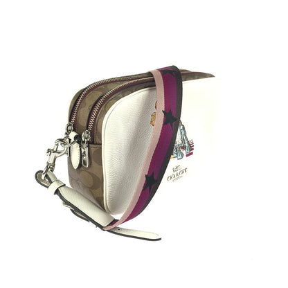 【中古品】【レディース】 COACH コーチ STAR WARS スターウォーズ F88008 ぺプルレザー コーティング キャンバス バッグ ショルダーバッグ カバン 180-250807-na-10-tag カラー：マルチカラー 万代Net店