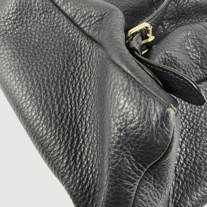 【中古品】【レディース】 COACH コーチ LEATHER BILLIE BACKPACK F37410 レザー ビリー バックパック リュック カバン 180-250807-na-07-tag カラー：ネイビー 万代Net店