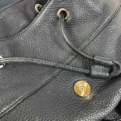 【中古品】【レディース】 COACH コーチ LEATHER BILLIE BACKPACK F37410 レザー ビリー バックパック リュック カバン 180-250807-na-07-tag カラー：ネイビー 万代Net店