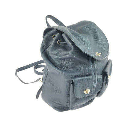 【中古品】【レディース】 COACH コーチ LEATHER BILLIE BACKPACK F37410 レザー ビリー バックパック リュック カバン 180-250807-na-07-tag カラー：ネイビー 万代Net店
