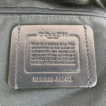 【中古品】【レディース】 COACH コーチ LEATHER BILLIE BACKPACK F37410 レザー ビリー バックパック リュック カバン 180-250807-na-07-tag カラー：ネイビー 万代Net店