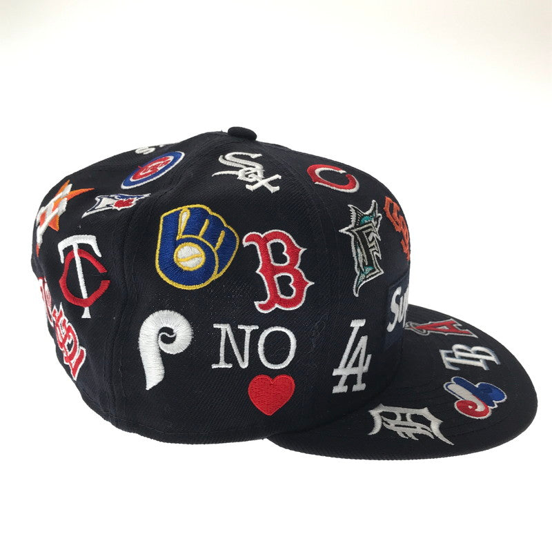 【中古品】【メンズ】 SUPREME シュプリーム × MLB エムエルビー × NEW ERA ニューエラ 20SS BOX LOGO CAP ボックス ロゴ キャップ 帽子 185-260704-na-06-tagh サイズ：7 1/2 59.6cm カラー：ネイビー 万代Net店