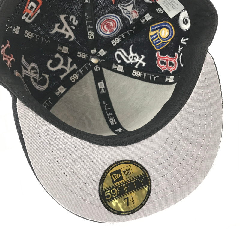 【中古品】【メンズ】 SUPREME シュプリーム × MLB エムエルビー × NEW ERA ニューエラ 20SS BOX LOGO CAP ボックス ロゴ キャップ 帽子 185-260704-na-06-tagh サイズ：7 1/2 59.6cm カラー：ネイビー 万代Net店