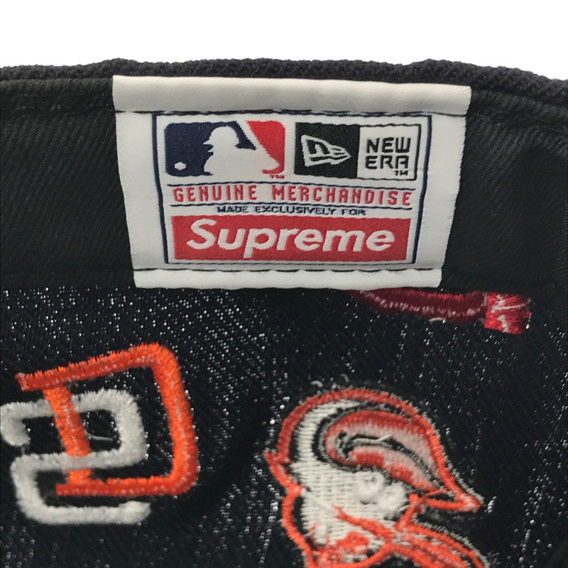 【中古品】【メンズ】 SUPREME シュプリーム × MLB エムエルビー × NEW ERA ニューエラ 20SS BOX LOGO CAP ボックス ロゴ キャップ 帽子 185-260704-na-06-tagh サイズ：7 1/2 59.6cm カラー：ネイビー 万代Net店