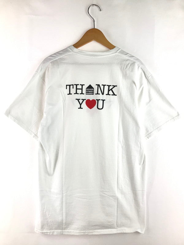 【中古品】【メンズ】 NOAH ノア × DOVER STREET MARKET DSM ドーバー ストリート マーケット 20SS THANK YOU TEE サンキュー Tシャツ 半袖Tシャツ 142-250803-na-10-tag サイズ：L カラー：ホワイト 万代Net店
