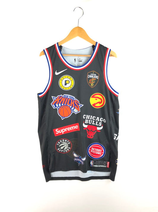 【中古品】【メンズ】 Supreme シュプリーム × NIKE ナイキ コラボ 18SS NBA TEAMS AUTHENTIC JE AQ4227-010 NBAチーム オーセンティックゲームシャツ トップス 149-250828-rt-01-tag サイズ：M カラー：ブラック 万代Net店