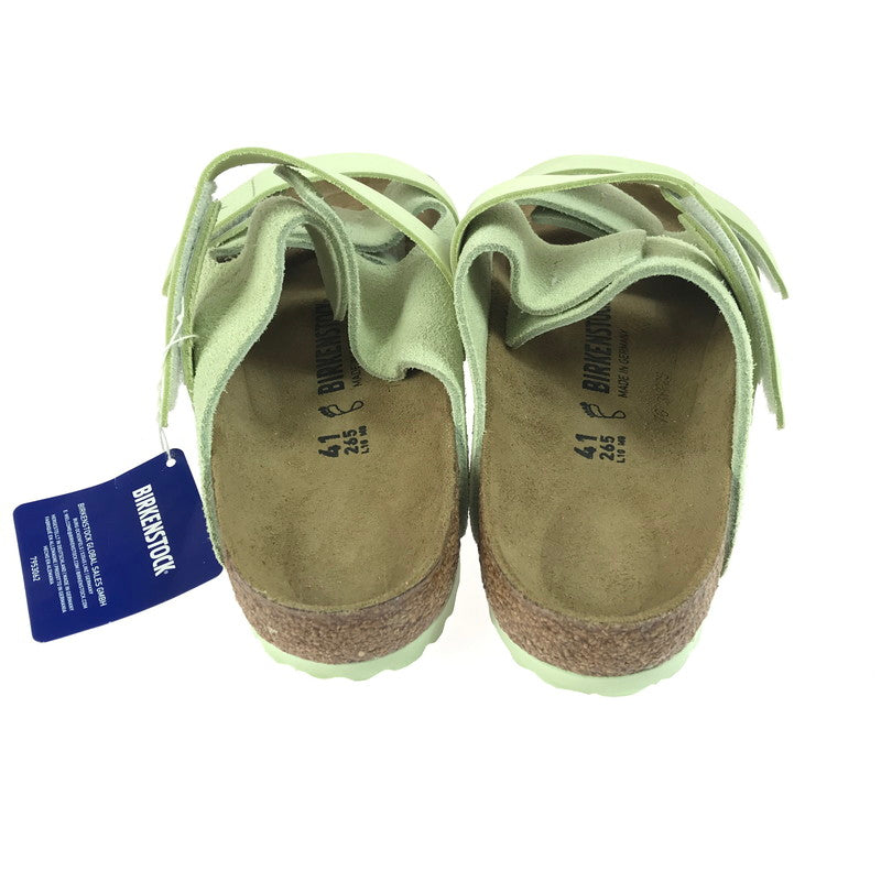 【中古美品】【メンズ】 BIRKENSTOCK ビルケンシュトック UJI 1026844 ウジ サンダル 靴 164-250806-na-12-tag サイズ：26.5cm US 8 カラー：Faded Lime 万代Net店