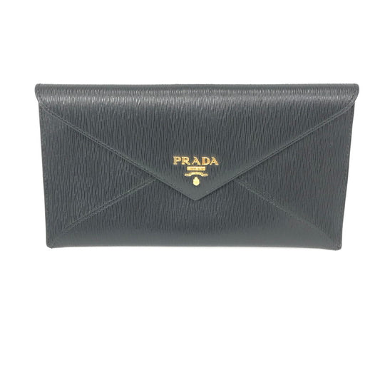 【現状渡し品】【メンズ】 PRADA プラダ VITELLO MOVE 1MF175 ヴィッテロ ムーブ エンベロープ型 長財布 181-250806-na-06-tag カラー：ブラック 万代Net店