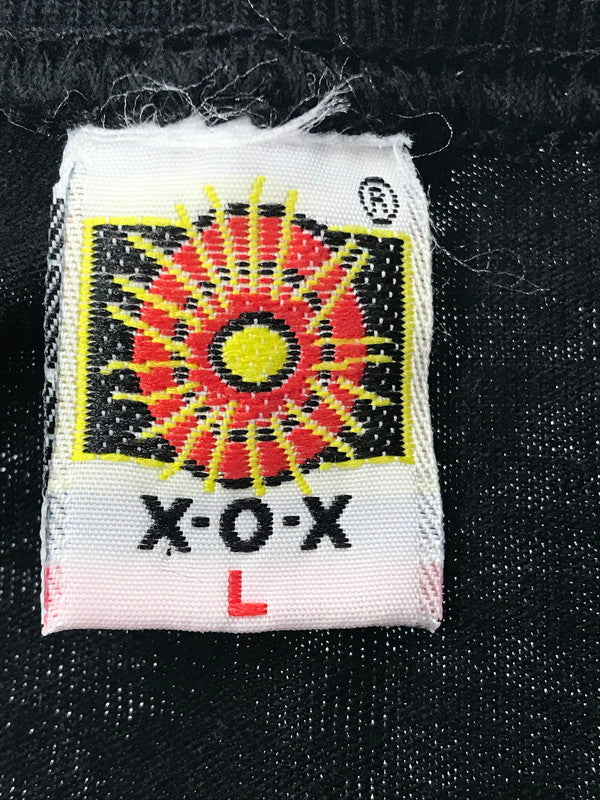 【中古品】【メンズ】 X-O-X キス ハグ キス MOTOR CLOTHES HELL DANDYISM GUNMAN SKULL L/S TEE 59156 モータークロージング プリント 長袖Tシャツ 146-260503-rt-02-tag サイズ：L カラー：ブラック 万代Net店