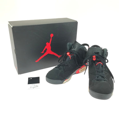 【中古品】【メンズ】 NIKE ナイキ AIR JORDAN 6 RETRO 384664-060 エア ジョーダン 6 レトロ スニーカー 靴 160-250805-yy-03-tag サイズ：27.5cm/US9.5 カラー：BLACK/INFRARED 万代Net店
