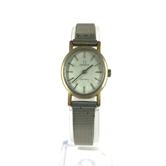 【現状渡し品】【レディース】 OMEGA オメガ GENEVE WRIST WATCH ジュネーブ リストウォッチ 手巻き 腕時計 197-250822-yy-20-tag カラー：ゴールド/シルバー 万代Net店