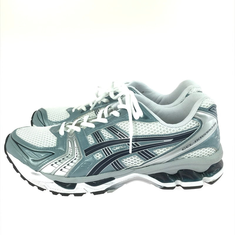 【中古品】【メンズ】 asics アシックス GEL-KAYANO 14 1203A537.106 ゲル カヤノ14 スニーカー 靴 162-250805-yy-10-tag サイズ：27.5cm/US9.5 カラー：WHITE/FJORD GREY 万代Net店