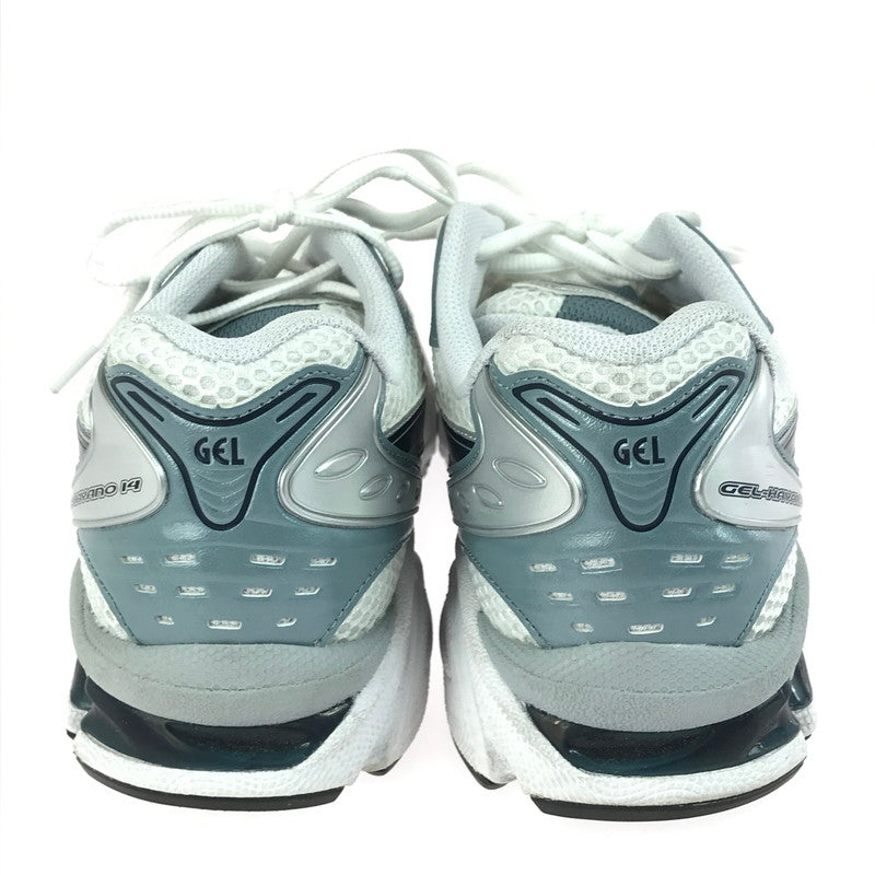 【中古品】【メンズ】 asics アシックス GEL-KAYANO 14 1203A537.106 ゲル カヤノ14 スニーカー 靴 162-250805-yy-10-tag サイズ：27.5cm/US9.5 カラー：WHITE/FJORD GREY 万代Net店