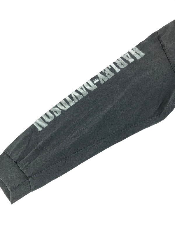 【現状渡し品】【メンズ】 HARLEY DAVIDSON ハーレーダビッドソン SKULL L/S TEE スカル ロングスリーブ Tシャツ 長袖Tシャツ 146-250803-na-23-tag サイズ：表記サイズなし 下記参照 カラー：チャコールグレー系 万代Net店