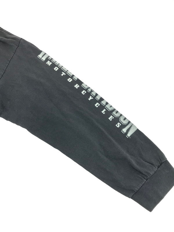 【現状渡し品】【メンズ】 HARLEY DAVIDSON ハーレーダビッドソン SKULL L/S TEE スカル ロングスリーブ Tシャツ 長袖Tシャツ 146-250803-na-23-tag サイズ：表記サイズなし 下記参照 カラー：チャコールグレー系 万代Net店