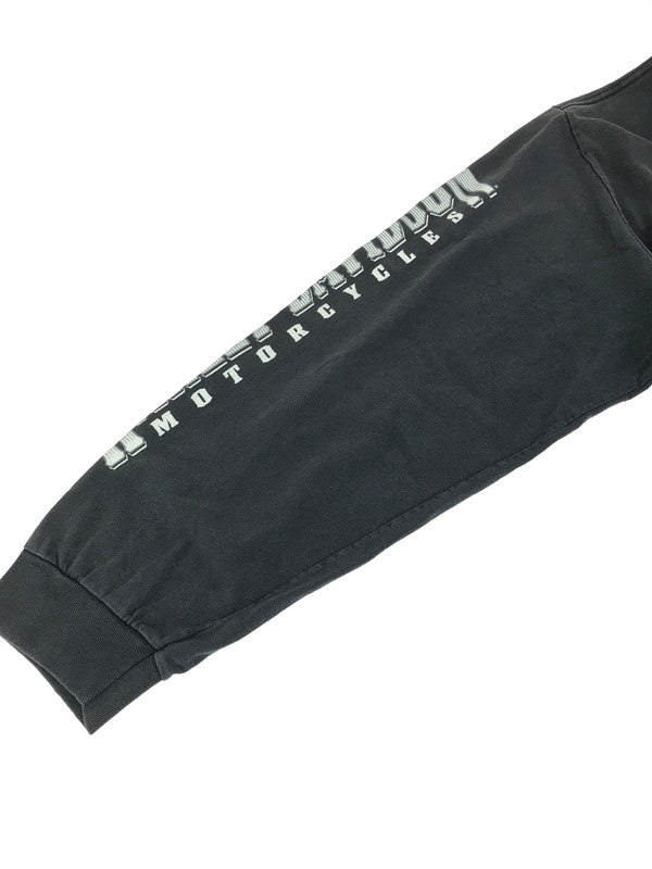 【現状渡し品】【メンズ】 HARLEY DAVIDSON ハーレーダビッドソン SKULL L/S TEE スカル ロングスリーブ Tシャツ 長袖Tシャツ 146-250803-na-23-tag サイズ：表記サイズなし 下記参照 カラー：チャコールグレー系 万代Net店