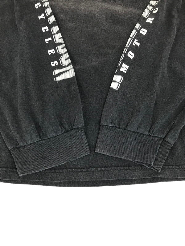 【現状渡し品】【メンズ】 HARLEY DAVIDSON ハーレーダビッドソン SKULL L/S TEE スカル ロングスリーブ Tシャツ 長袖Tシャツ 146-250803-na-23-tag サイズ：表記サイズなし 下記参照 カラー：チャコールグレー系 万代Net店