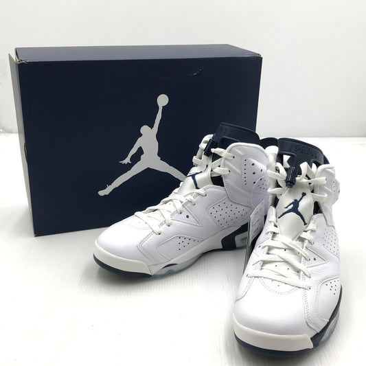 【中古美品】【メンズ】 NIKE ナイキ AIR JORDAN 6 RETRO CT8529-141 エア ジョーダン 6 レトロ スニーカー 靴 160-250805-yy-02-tag サイズ：28cm/US10 カラー：WHITE/MIDNIGHT NAVY 万代Net店