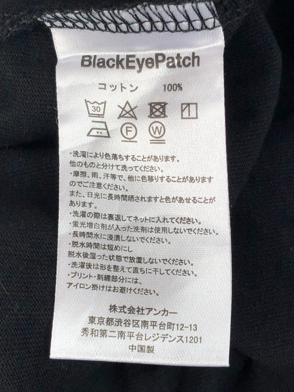 【中古品】【メンズ】 BLACK EYE PATCH ブラック アイ パッチ TEAM TOMODACHI LABEL TEE チーム トモダチ レーベル Tシャツ 半袖Tシャツ トップス 142-250808-rt-06-tag サイズ：L カラー：ブラック 万代Net店