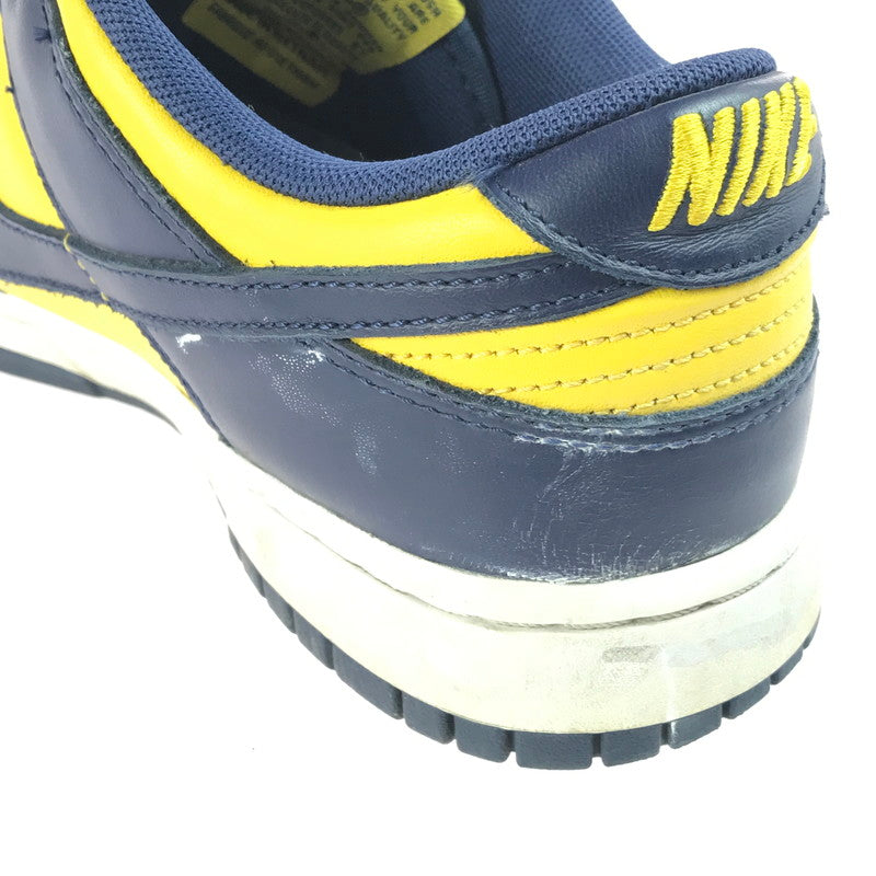 【中古品】【メンズ】 NIKE ナイキ DUNK LOW RETRO DD1391-700 ダンク ロー レトロ スニーカー 靴 160-250806-na-14-tag サイズ：27cm US 9 カラー：VARSITY MAIZE/MIDNIGHT NAVY 万代Net店