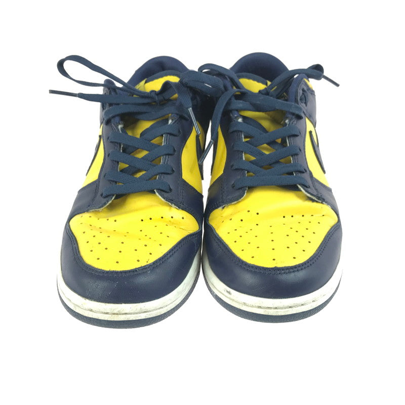 【中古品】【メンズ】 NIKE ナイキ DUNK LOW RETRO DD1391-700 ダンク ロー レトロ スニーカー 靴 160-250806-na-14-tag サイズ：27cm US 9 カラー：VARSITY MAIZE/MIDNIGHT NAVY 万代Net店