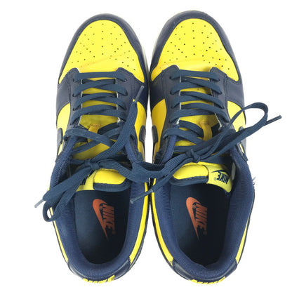 【中古品】【メンズ】 NIKE ナイキ DUNK LOW RETRO DD1391-700 ダンク ロー レトロ スニーカー 靴 160-250806-na-14-tag サイズ：27cm US 9 カラー：VARSITY MAIZE/MIDNIGHT NAVY 万代Net店