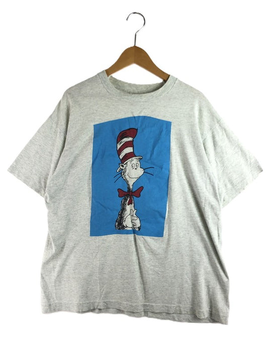 【中古品】【メンズ】 FRUIT OF THE LOOM フルーツ オブ ザ ルーム 90's DR.SEUSS THE CAT IN THE HAT TEE ドクタースース ザ キャット インザ ハット Tシャツ トップス 146-250808-rt-03-tag サイズ：XL カラー：グレー 万代Net店