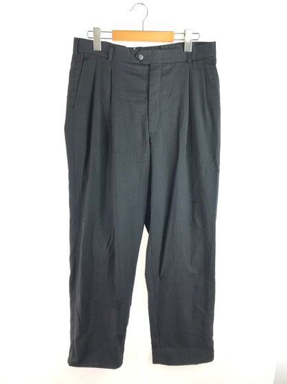 【現状渡し品】【メンズ】 USED WOOL 2TAC SLAX 古着 ウール 2タックスラックス ロケットタロン USA製 157-250816-hi-20-tag サイズ：なし カラー：ブラック 万代Net店