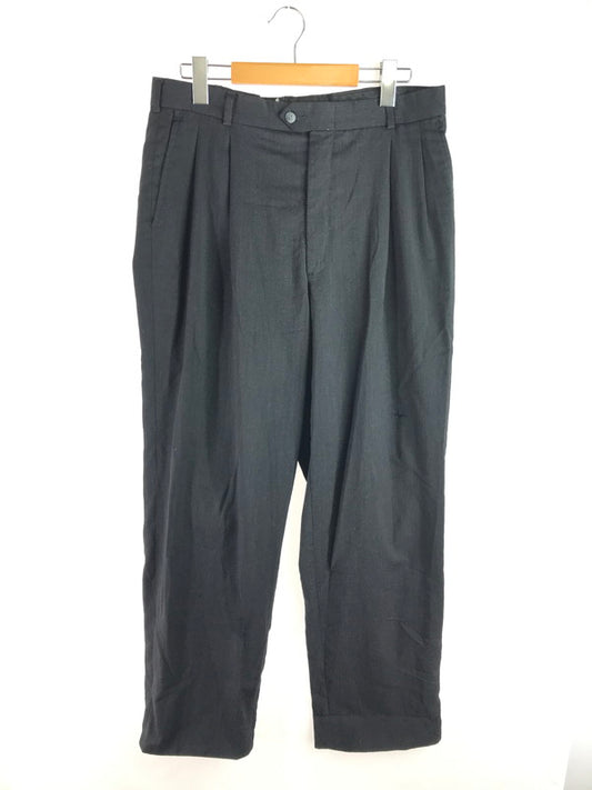 【現状渡し品】【メンズ】 USED WOOL 2TAC SLAX 古着 ウール 2タックスラックス ロケットタロン USA製 157-250816-hi-20-tag サイズ：なし カラー：ブラック 万代Net店