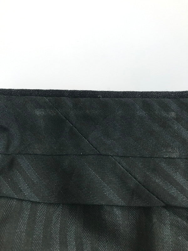 【現状渡し品】【メンズ】 USED WOOL 2TAC SLAX 古着 ウール 2タックスラックス ロケットタロン USA製 157-250816-hi-20-tag サイズ：なし カラー：ブラック 万代Net店