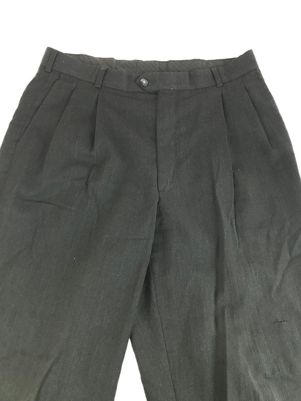 【現状渡し品】【メンズ】 USED WOOL 2TAC SLAX 古着 ウール 2タックスラックス ロケットタロン USA製 157-250816-hi-20-tag サイズ：なし カラー：ブラック 万代Net店