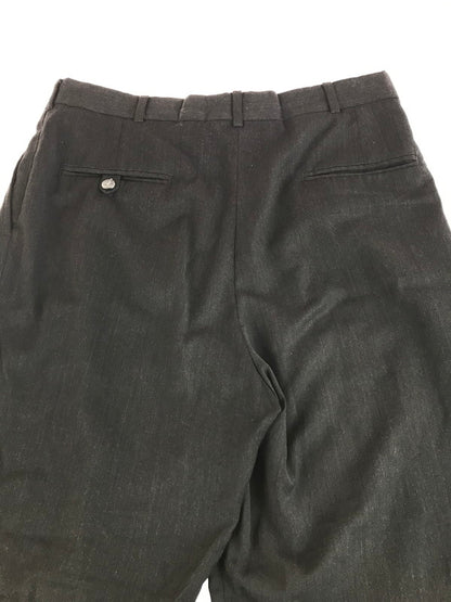 【現状渡し品】【メンズ】 USED WOOL 2TAC SLAX 古着 ウール 2タックスラックス ロケットタロン USA製 157-250816-hi-20-tag サイズ：なし カラー：ブラック 万代Net店
